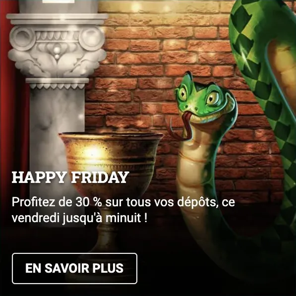 Bonus Happy Friday Cresus Casino